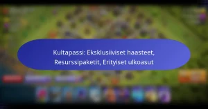 Read more about the article Kultapassi: Eksklusiiviset haasteet, Resurssipaketit, Erityiset ulkoasut