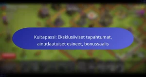 Read more about the article Kultapassi: Eksklusiiviset tapahtumat, ainutlaatuiset esineet, bonussaalis