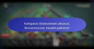 Read more about the article Kultapassi: Eksklusiiviset ulkoasut, Bonusresurssit, Kauden palkinnot