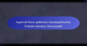 Read more about the article Supercell Store -palkinnot: Kausitapahtumat, Erityiset ulkoasut, Bonussaaliit