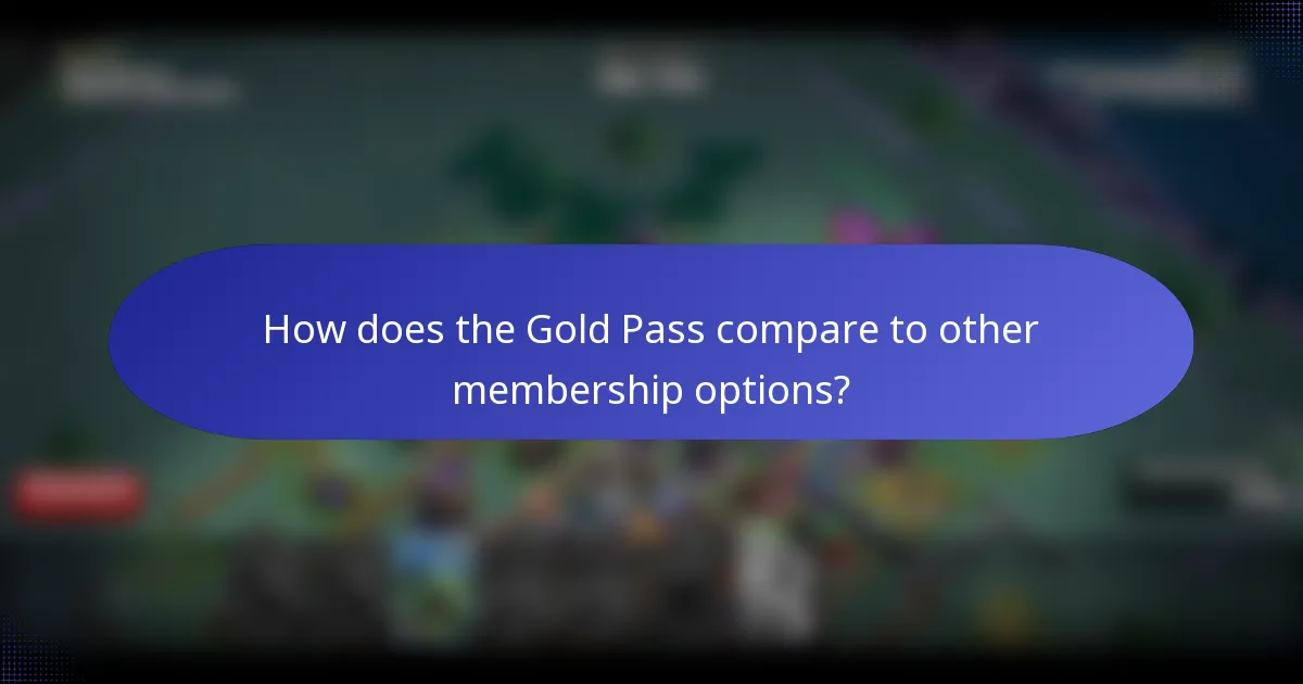 How does the Gold Pass compare to other membership options?
