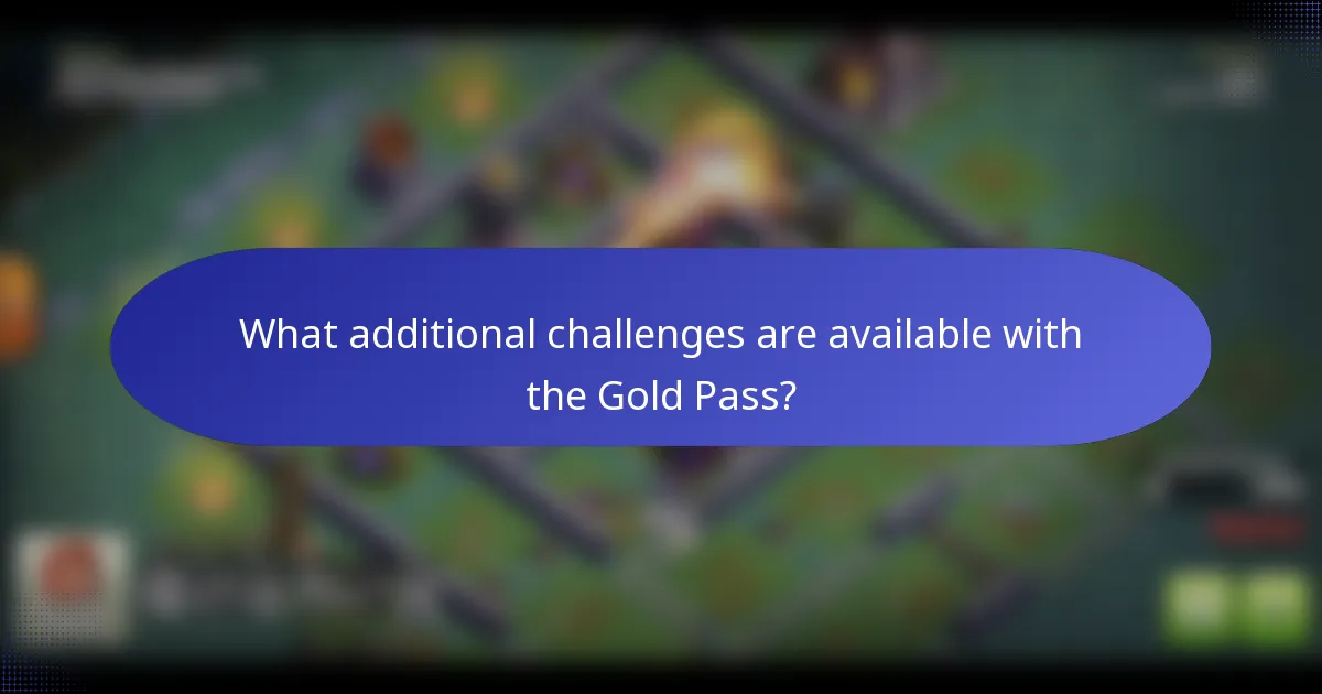 What additional challenges are available with the Gold Pass?