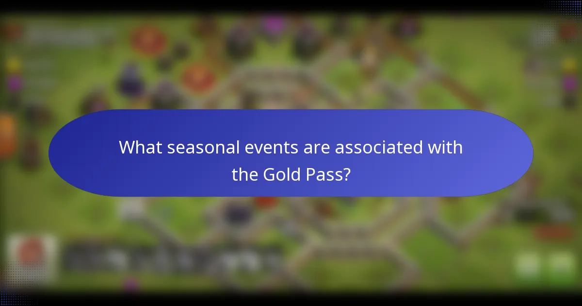 What seasonal events are associated with the Gold Pass?